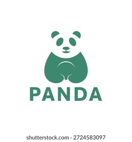 Diseño de logo de Creative Panda Cute
