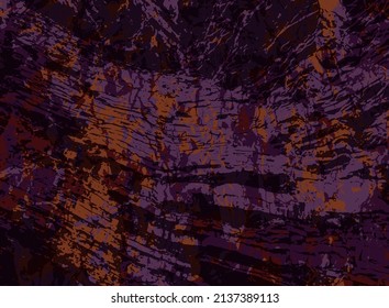 Creative panitbrush background. Messy texture colored vintage wallpaper. Scratch art pattern. Dirty paint splatter. Material design. Rectangle banner template.