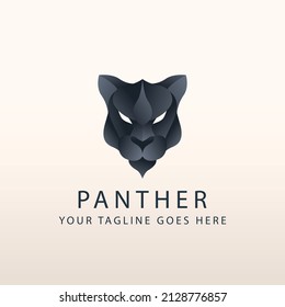 Creative panther logo design vector, Abstract panther logo design