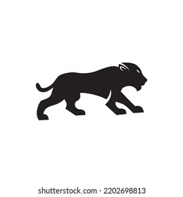 Creative panther logo design vector, Abstract panther logo design