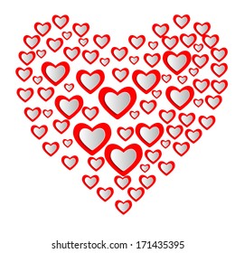 Creative paper heart