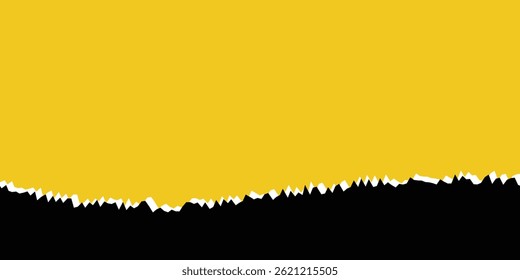Creative paper tear effect background design vector illustration