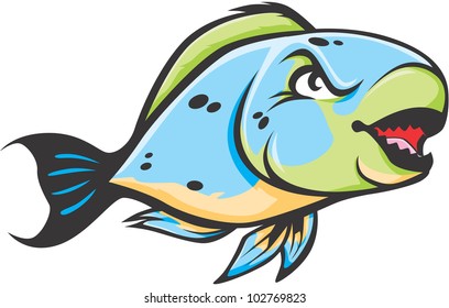 Creative Parrot Fish Illustration