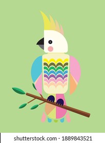 Perros creativos Vectores para tela, envoltura, textil, papel pintado, prendas de vestir. Imagen de loros. Nursery Wallart para Imprimir. Papel tapiz de la guardería para impresión.
