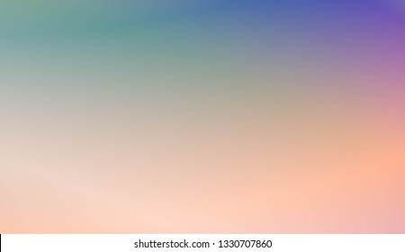 Creative pastel color gradient background. Futuristic template. Vector illustration. For printed products, covers, wallpaper