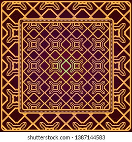 Creative patchwork geometric pattern. Vector illustration.