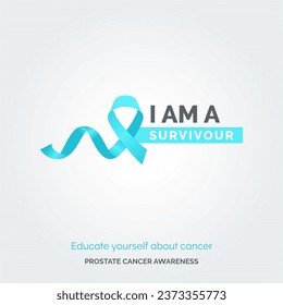 Creative Path to Prostate Cancer Awareness. Vector Background Drive