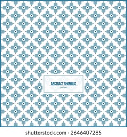 creative pattern of abstract rhombus build from multiple lines