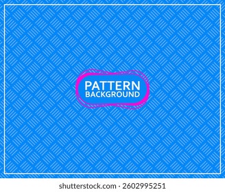 Creative pattern background design with blue theme in vector using lines. Modern backdrop template using geometric shape.