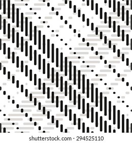 creative pattern grid of rounded lines, seamless vector background.
