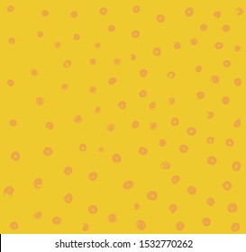 Creative pattern with hand drawn  circles textures. Abstract background. Polka dot pattern. 