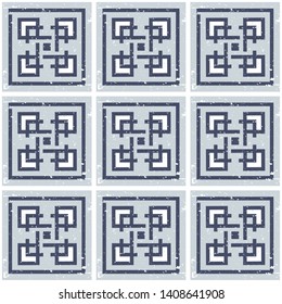 Creative pattern logo design. Vector image.