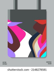 Creative Pattern on Goody bag : Vector Illustration