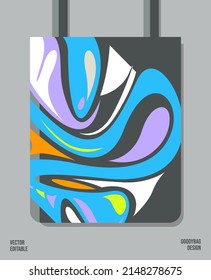 Creative Pattern on Goody bag : Vector Illustration