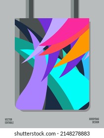 Creative Pattern on Goody bag : Vector Illustration