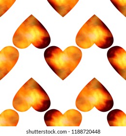 Creative patterned drawing in the form of square tiles (vector EPS 10)