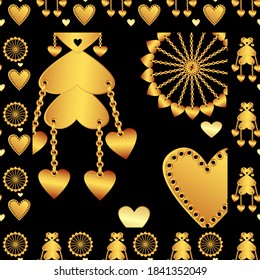 Creative patterned square tile background, vector EPS 10