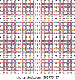 Creative patterned texture in the form of a square tile (vector eps 10)