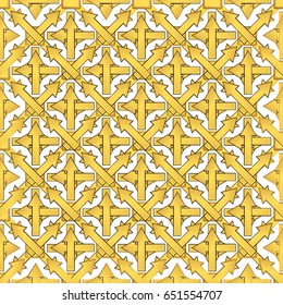 Creative patterned texture in the form of a square tile (vector eps 10)