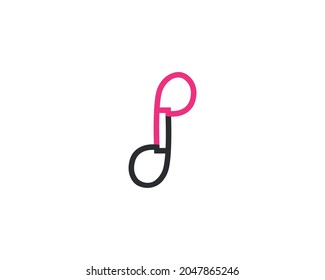 Creative PD Letter Logo Design Template
