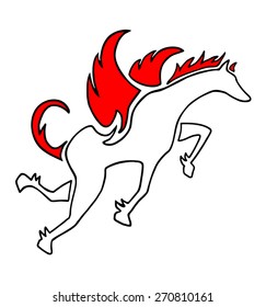 creative pegasus symbol