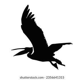 Creative pelican bird Logo Design Vektor.