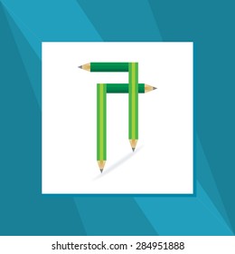 creative pencil art vector illustration 