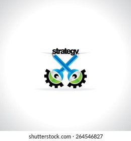 creative pencil bulb strategy concept 