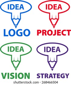 creative pencil, design style concept vision, strategy, project