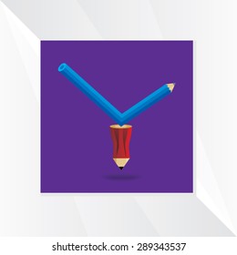 creative pencil idea vector