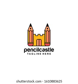 Creative Pencil Logo Design Vector