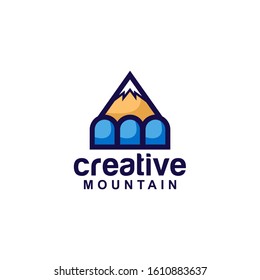 Creative Pencil Logo Design Vector