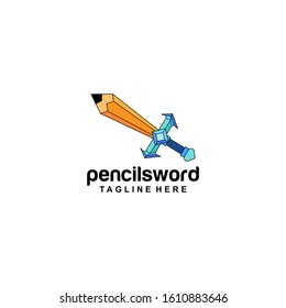 Creative Pencil Logo Design Vector