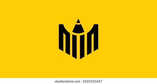 Logotipo creativo del lápiz, con un concepto moderno para los diversos propósitos del negocio