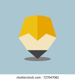Creative pencil logo/icon design.