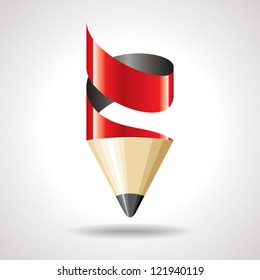 creative pencil vector