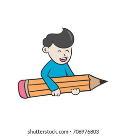 creative people bring pencil
