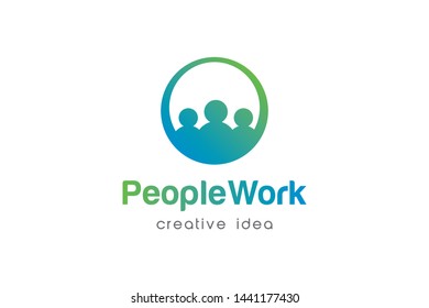 Creative People Business Logo Design Template