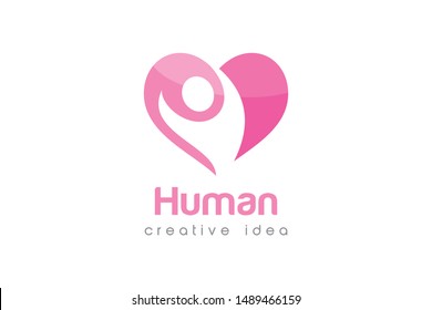 Creative People Care Logo Design Template