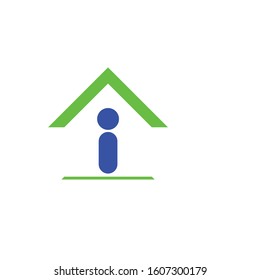 Creative People Logo design. Creative abstract people shapes vector logo. 
