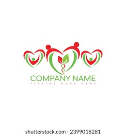 Creative People Logo design. Creative abstract people shapes vector logo.
