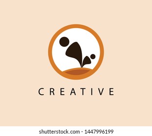 Creative People Logo Design  Community vector icons