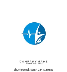 Creative people logo design template