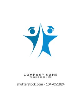 Creative people logo design template