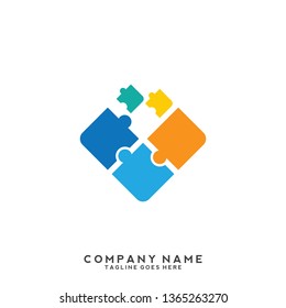 Creative people logo design template