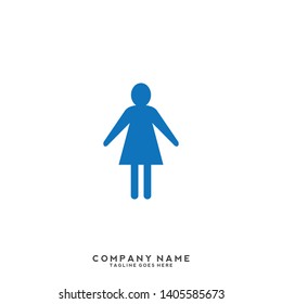 Creative people logo design template