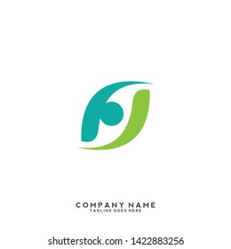 Creative people logo design template