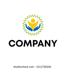 Creative people logo design template . people sign vector 