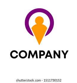 Creative people logo design template . people sign vector 