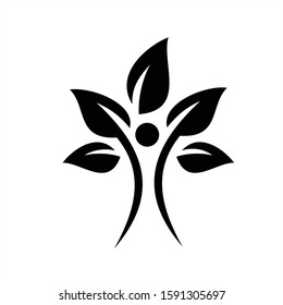 Creative people logo design template